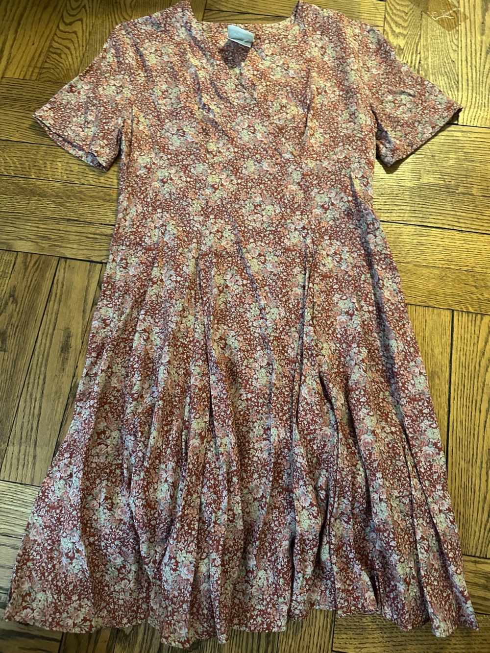 Vintage Short Sleeve Dress by Laura Ashley Size 6